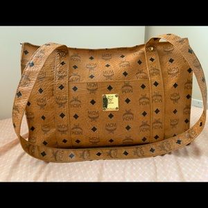 MCM used tote long handle bag